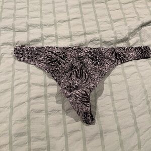 Joe Boxer Gray Animal Print Men’s Thong Underwear